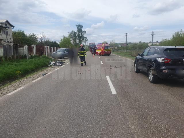 Accident motocicletă