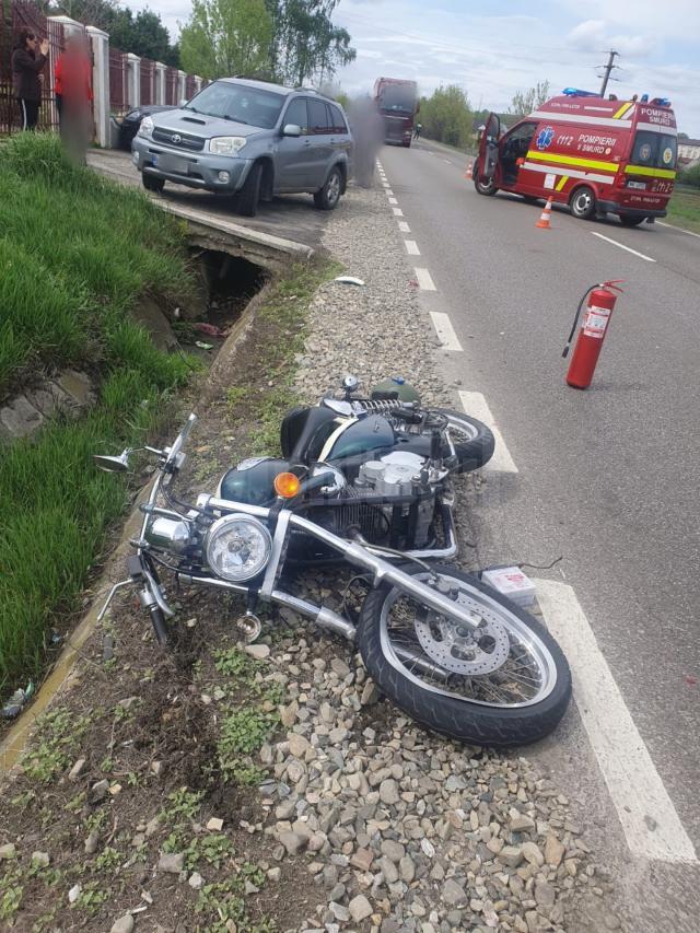 Accident motocicletă