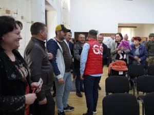 Gheorghe Șoldan a participat la o întâlnire cu circa 200 de locuitori ai comunei Bălăceana