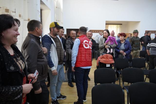 Gheorghe Șoldan a participat la o întâlnire cu circa 200 de locuitori ai comunei Bălăceana