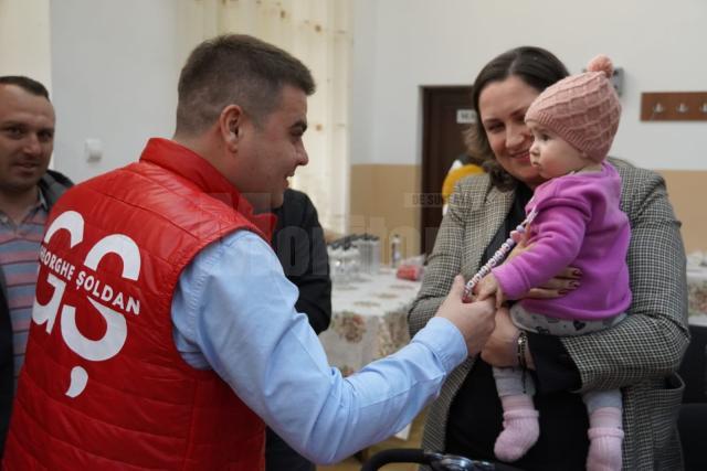 Gheorghe Șoldan a participat la o întâlnire cu circa 200 de locuitori ai comunei Bălăceana