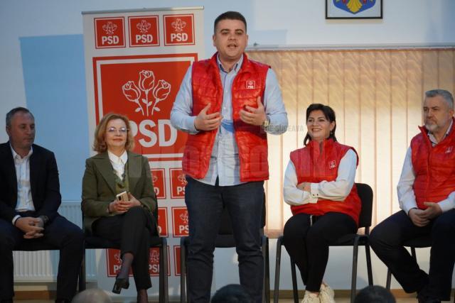 Gheorghe Șoldan a participat la o întâlnire cu circa 200 de locuitori ai comunei Bălăceana