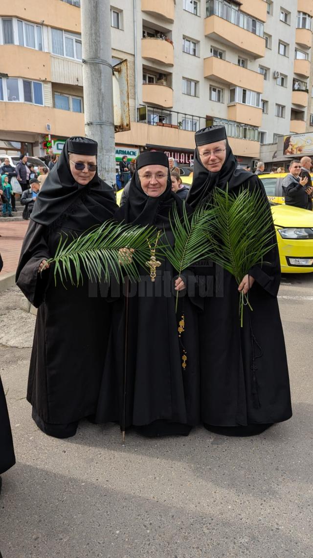 Procesiune de Florii, pe străzile Sucevei