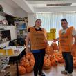 600 de pachete cu alimente, distribuite oamenilor săraci din județ