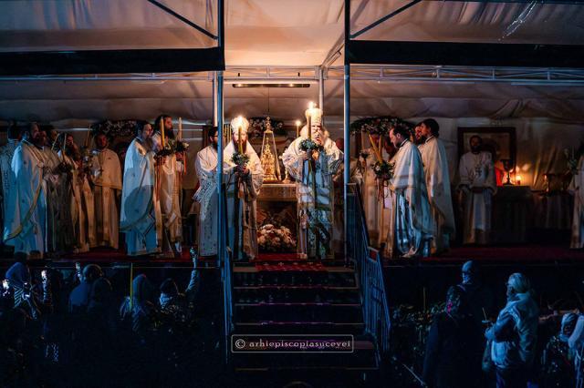 Sărbătoarea Învierii Domnului la Catedrala Arhiepiscopală din Suceava