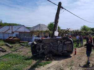 Accident cu cinci răniți, pe E 85, la Roșiori