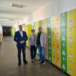 Conducerea liceului alături de viceprimarul Lucian Harşovschi