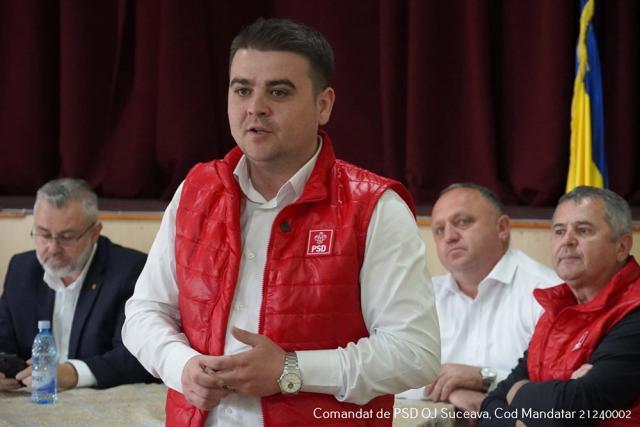 Candidatul PSD pentru funcția de președinte al Consiliului Județean Suceava, Gheorghe Șoldan, la Satu Mare