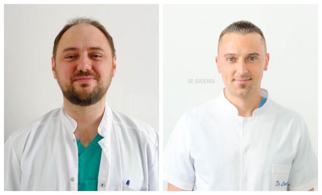 Medicii chirurgi dr. Petru Velnic și dr. Lucian Leneschi