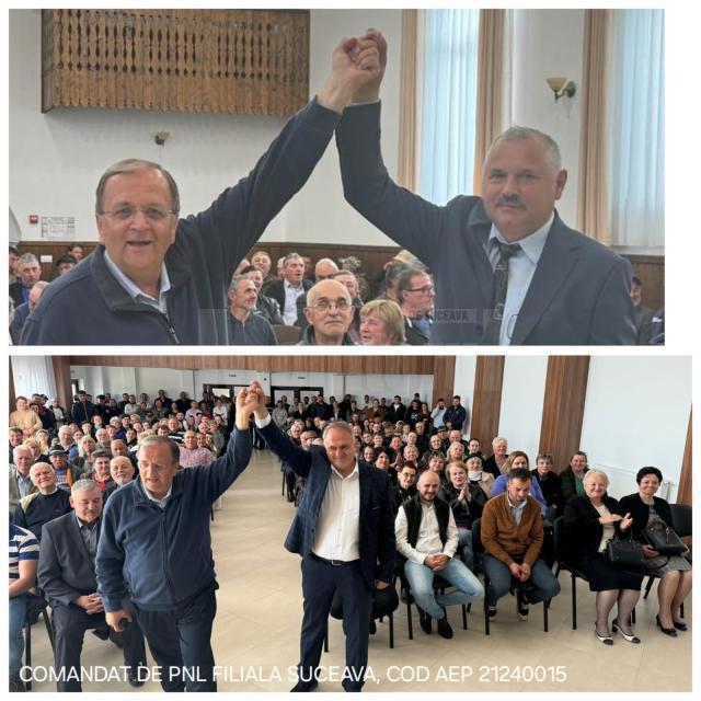 Gheorghe Flutur, prezent la lansarea candidaturilor pentru un nou mandat ale primarilor din Comănești și Cacica