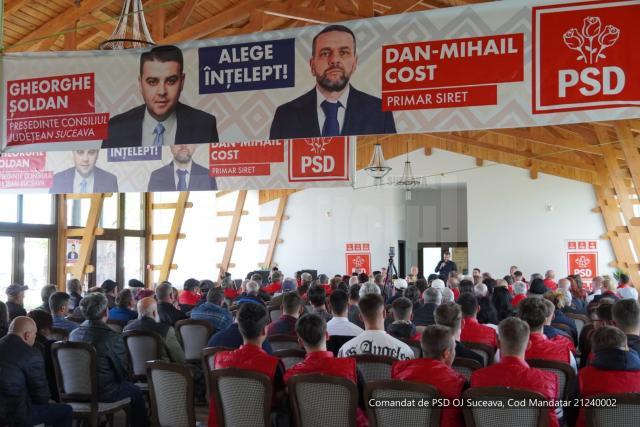 Întâlnire electorală a PSD la Siret