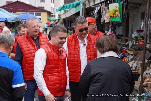 Gheorghe Șoldan și Traian Andronachi, la Rădăuți