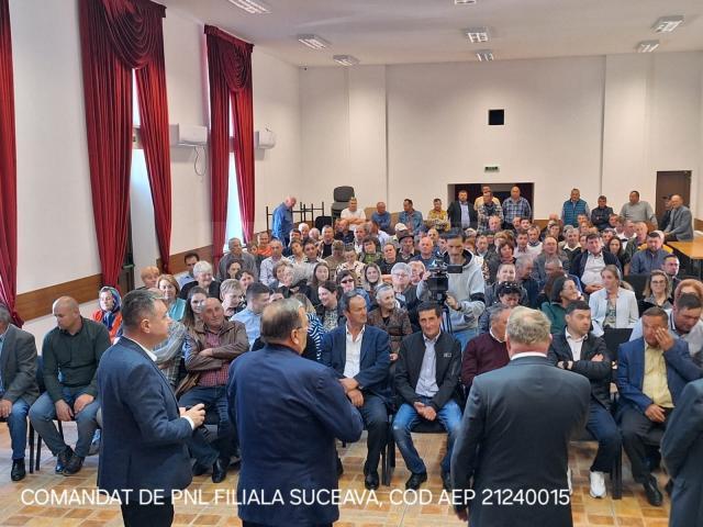 Liberalii au lansat duminică, la Rădășeni, candidatura lui Neculai Perju pentru un nou mandat de primar al acestei comune