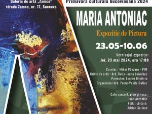 „Ambivalențe”, expoziție de pictură realizată de Maria Antoniac, la Galeria de Artă „Zamca”