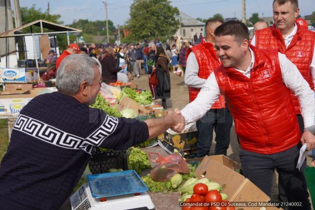 Gheorghe Șoldan a prezentat programul său de dezvoltare a județului localnicilor din Milișăuți