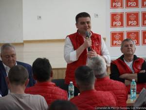 Deputatul Gheorghe Șoldan, care candidează din partea PSD pentru președinția Consiliului Județean Suceava, a participat la o întâlnire electorală la căminul cultural din Bălcăuți