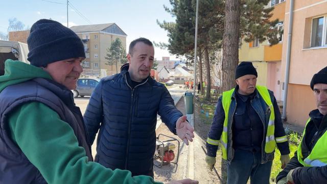 Lucian Harșovschi a verificat în teren lucrările demarate de municipalitate