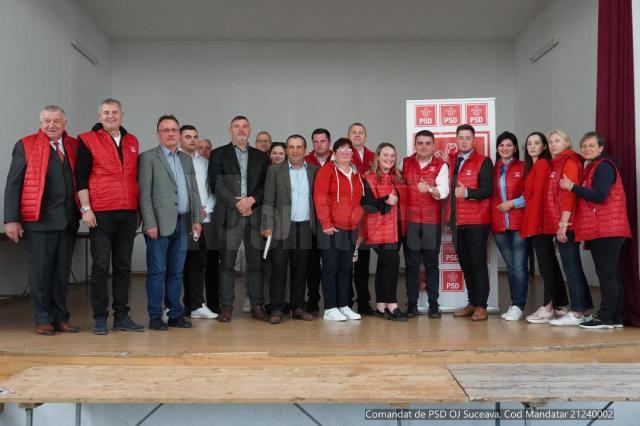 Candidatul PSD la președinția Consiliului Județean Suceava, deputatul Gheorghe Șoldan, a participat la un eveniment electoral la Șerbăuți