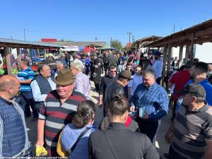 Gheorghe Flutur s-a întâlnit cu peste 1.000 de oameni în piața din Arbore