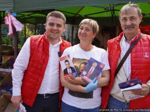 Gheorghe Șoldan și Adrian Posa, întâlniri cu locuitorii din Câmpulung Moldovenesc