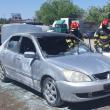 Un bărbat a murit ars în mașina care i-a luat foc