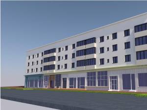 Patru clădiri de locuințe, situate în zona zero a Sucevei, în jurul esplanadei Casei de Cultură, vor fi renovate și eficientizate energetic