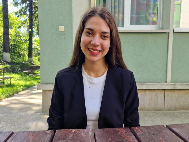 Giulia Chiriac este elevă la Colegiul „Petru Rareş”