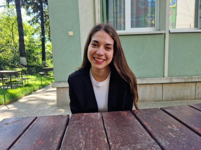 Giulia Chiriac este elevă la Colegiul „Petru Rareş”