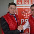 Candidatul PSD la președinția Consiliului Județean Suceava, deputatul Gheorghe Șoldan, și candidatul PSD la funcția de primar al comunei Șerbăuți, Paul Silviu Grigoriciuc