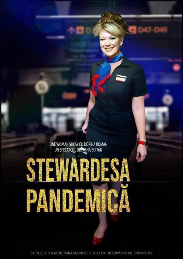 „Stewardesa pandemică” aterizează la Fălticeni, astăzi