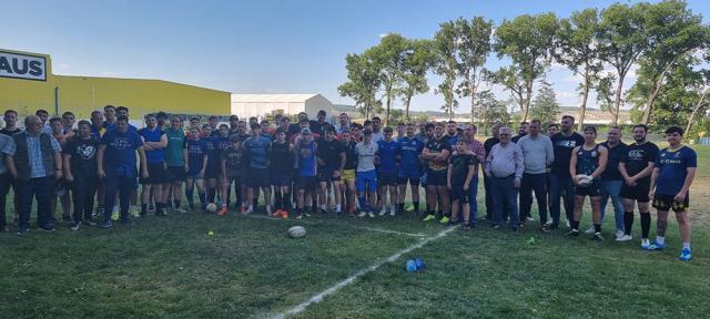 Sucevenii au avut onoarea de a se pregăti cu selecționerul României, francezul David Gérard, în prezența președintelui Federației Române de Rugby, Alin Petrache