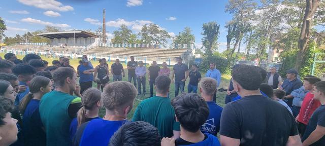 Sucevenii au avut onoarea de a se pregăti cu selecționerul României, francezul David Gérard, în prezența președintelui Federației Române de Rugby, Alin Petrache