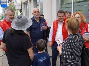 Vasile Rîmbu și Gheorghe Șoldan, întâlniri cu locuitori din municipiul Suceava