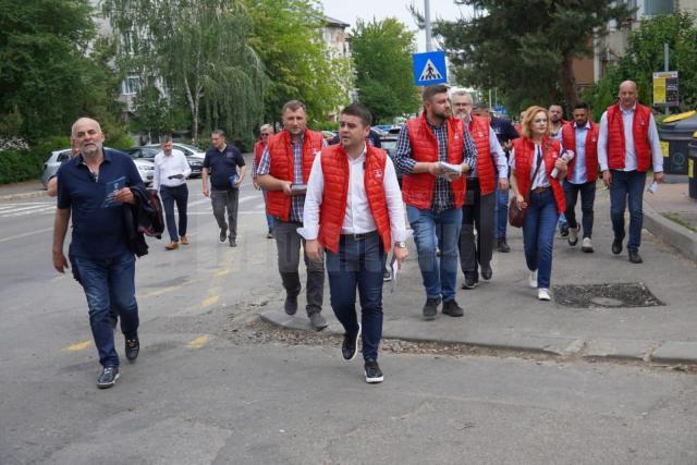 Vasile Rîmbu și Gheorghe Șoldan, întâlniri cu locuitori din municipiul Suceava