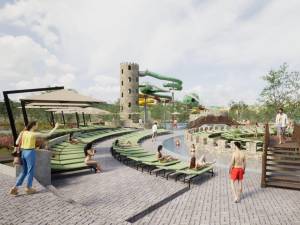 Aquapark cu centru Wellness&SPA și grădină urbană