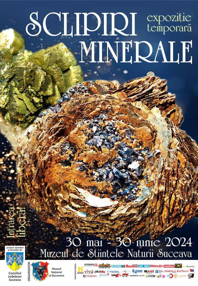 „Sclipiri minerale”, la Muzeul de Științele Naturii