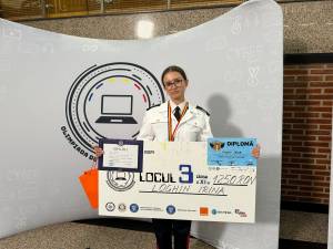 Elev caporal Irina Loghin – Premiul al III-lea