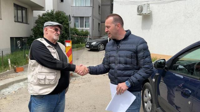 Parcare cu 49 de locuri amenajată pe strada Miron Costin, în zona Mărășești din municipiul Suceava