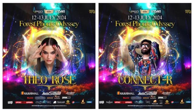 Theo Rose și Connect-R, pe scena festivalului „Deep in the forest”, din 13 și 14 iulie