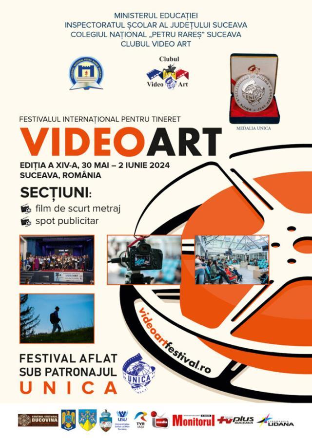 Festivalul internațional Video ART, competiție între tinerii cineamatori de pretutindeni, organizat de Colegiul „Petru Rareș”