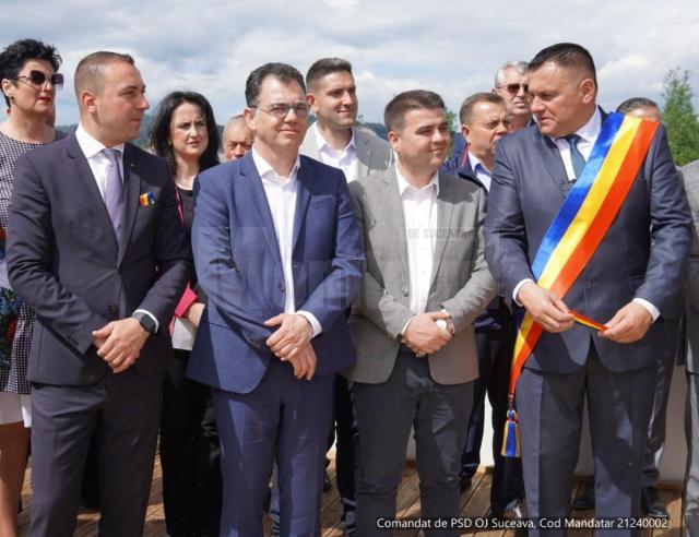 Baza balneoclimaterică Dorna Candrenilor, inaugurată de primarul Dănuț Candrea, miniștrii Ștefan Radu Oprea, Bogdan Ivan și deputatul Șoldan