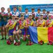 Ștefănuț Airinei alături de colegii din barca de 8+1 campioană europeană