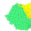 Cod galben de instabilitate atmosferică temporar accentuată, până diseară