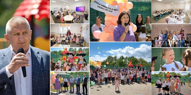 Grădinița cu Program Normal Nr. 1 Vicovu de Sus, inaugurată, după renovare