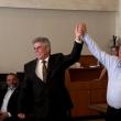 Gheorghe Flutur alături de primarul PNL din Câmpulung Moldovenesc, Mihăiță Negură