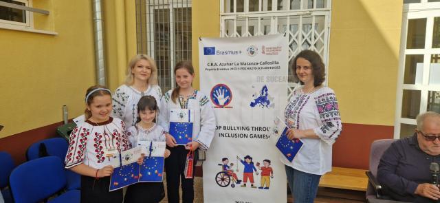 Elevi și profesori de la Școala Gimnazială Nr. 4 Suceava, în Spania, în cadrul unui proiect Erasmus+ împotriva bullying-ului