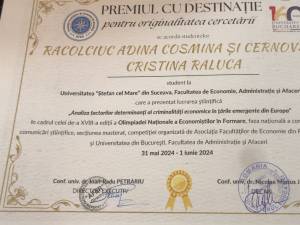 Studente premiate la București