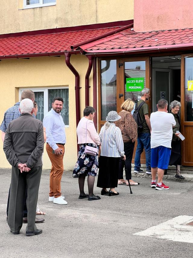 Primarul din Rădăuți, Bogdan Loghin, a votat pentru continuarea dezvoltării municipiului