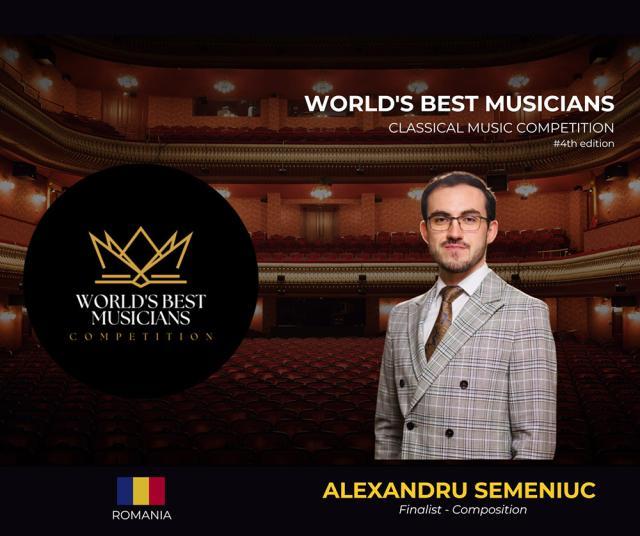 Suceveanul Alexandru Semeniuc, dirijor al Coralei ”Ciprian Porumbescu” și secretar artistic al SymphOpera Fest