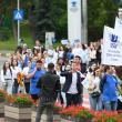 Entuziasm pe străzile orașului, la marșul absolvenților Universității „Ștefan cel Mare”